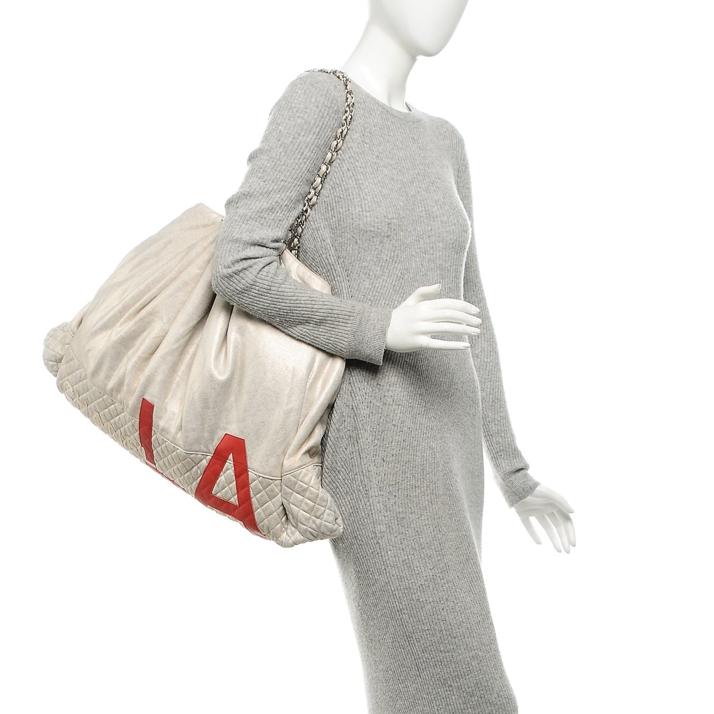 Jersey Quilted LA Bag Metallic