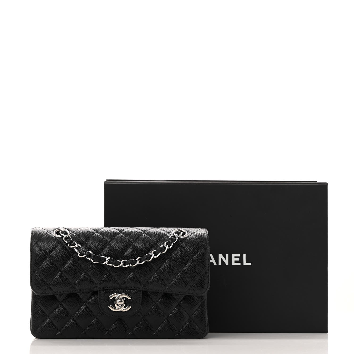 Chanel Caviar Quilted Small Double Flap Black 12 of 12
