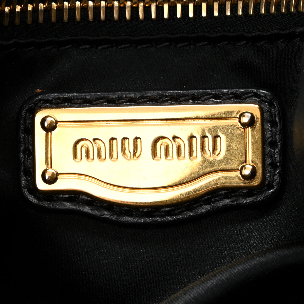 Vitello Lux Bow Tote  Black