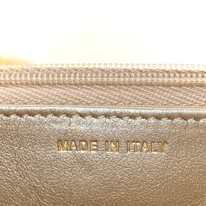 Chanel Metallic Caviar Quilted Coin Wallet On Chain WOC Gold 7 of 12