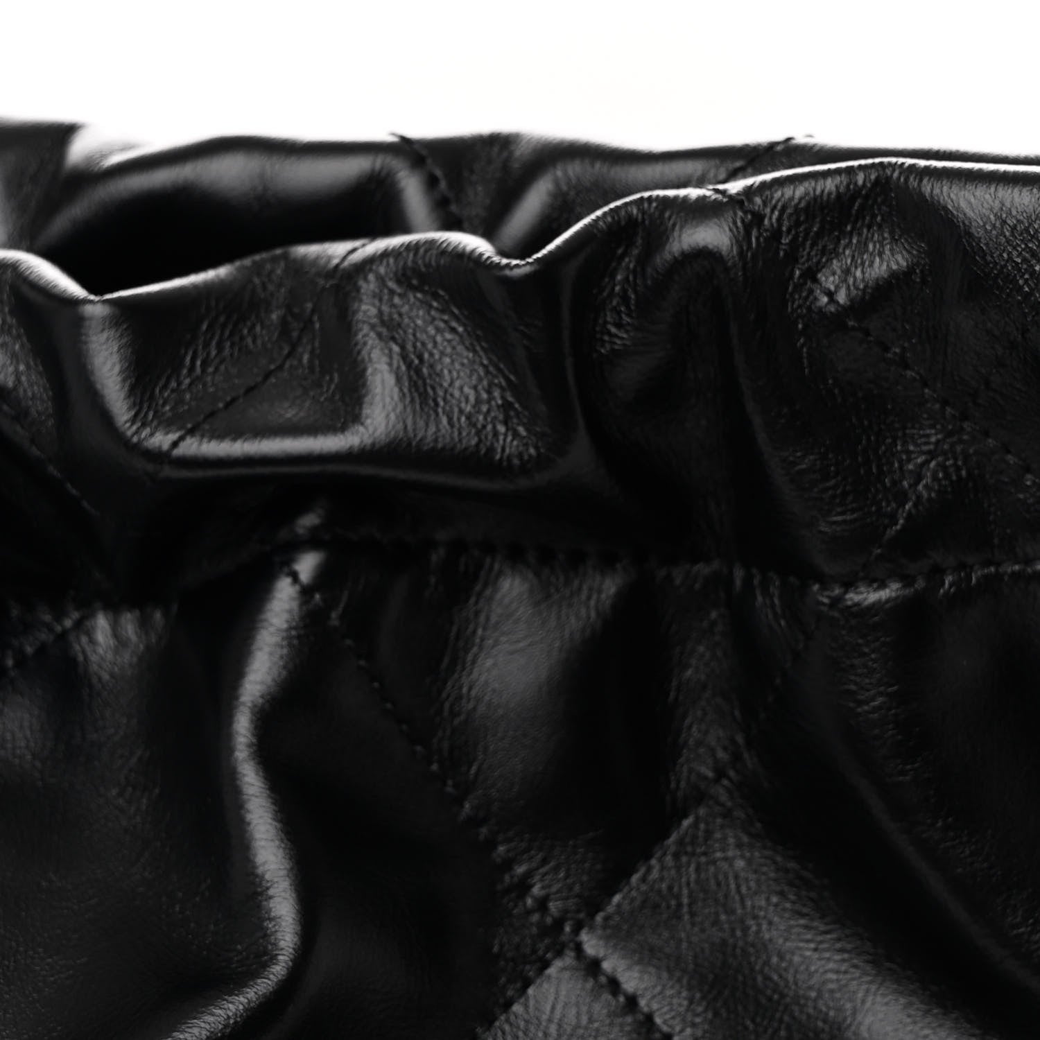 Chanel Shiny Calfskin Quilted Small Chanel 22 Black 10 of 12