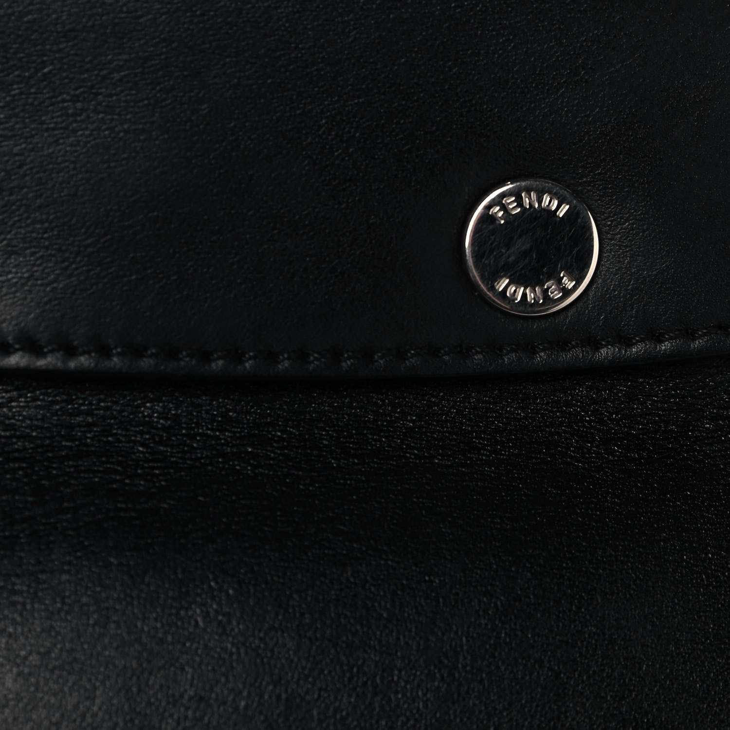 Fendi Vitello Century Opaco Large Back to School Backpack Black 15 of 15