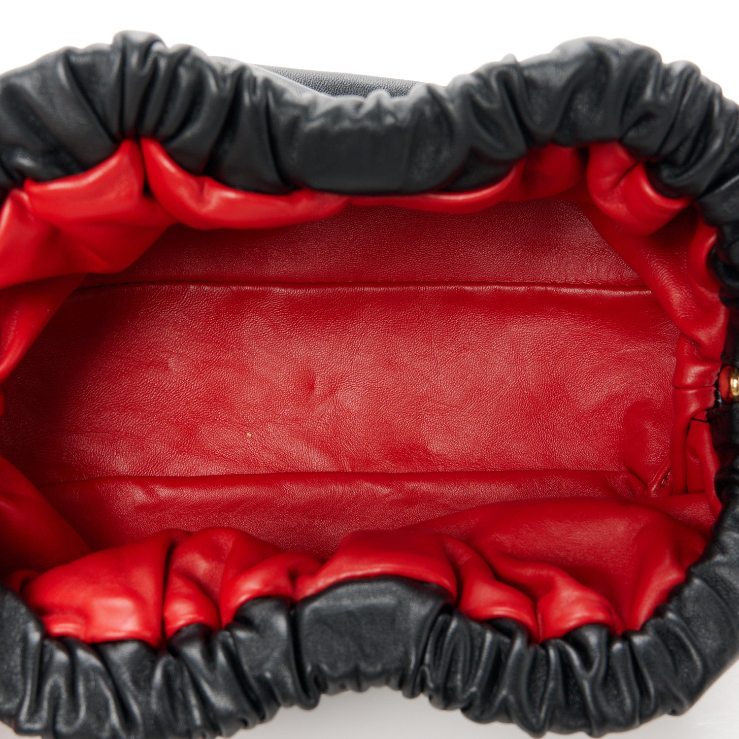 Mansur Gavriel Lambskin Mini Cloud Clutch Black Flamma 5 of 9