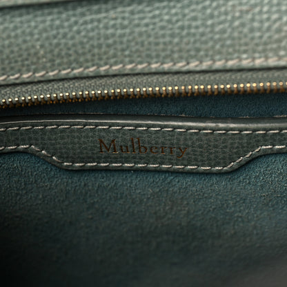 Mulberry Small Classic Grain Mini Zipped Bayswater Antique Blue 6 of 10
