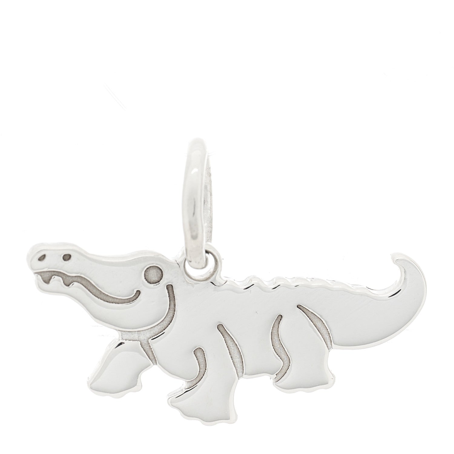 Tiffany Sterling Silver Alligator Charm 1 of 3