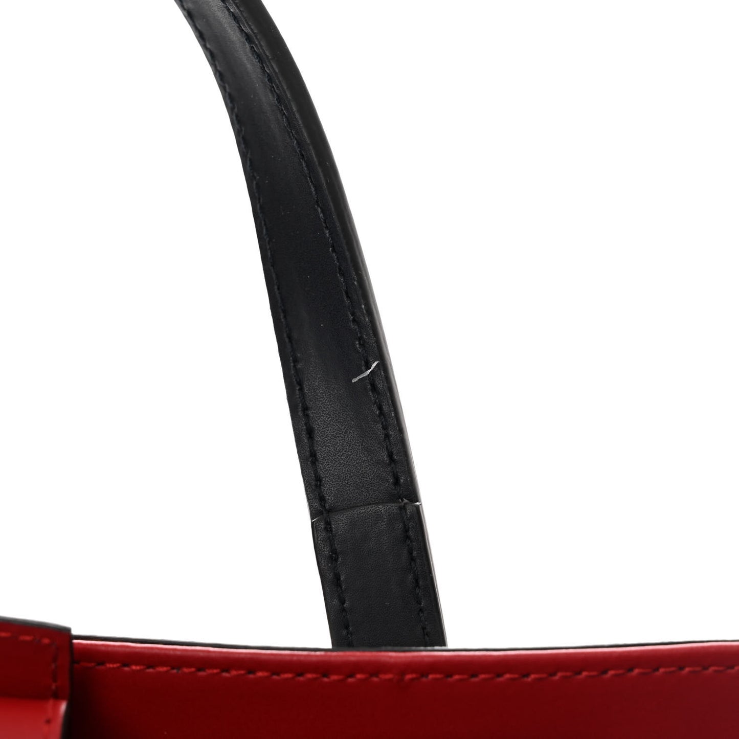 Soft GG Supreme Monogram Medium Crossbody Tote Beige Black Red