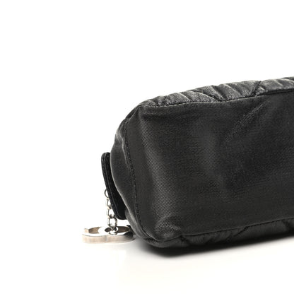 Chanel Coated Canvas Biarritz Cosmetic Case Black 8 of 10