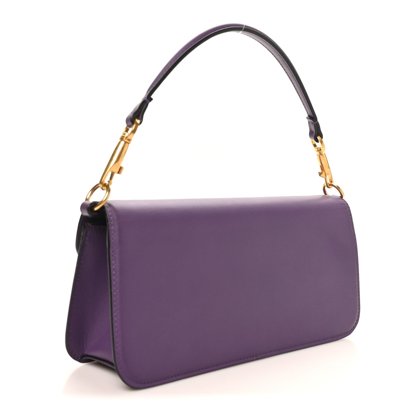 Calfskin Vlogo Loco Shoulder Bag Glicine