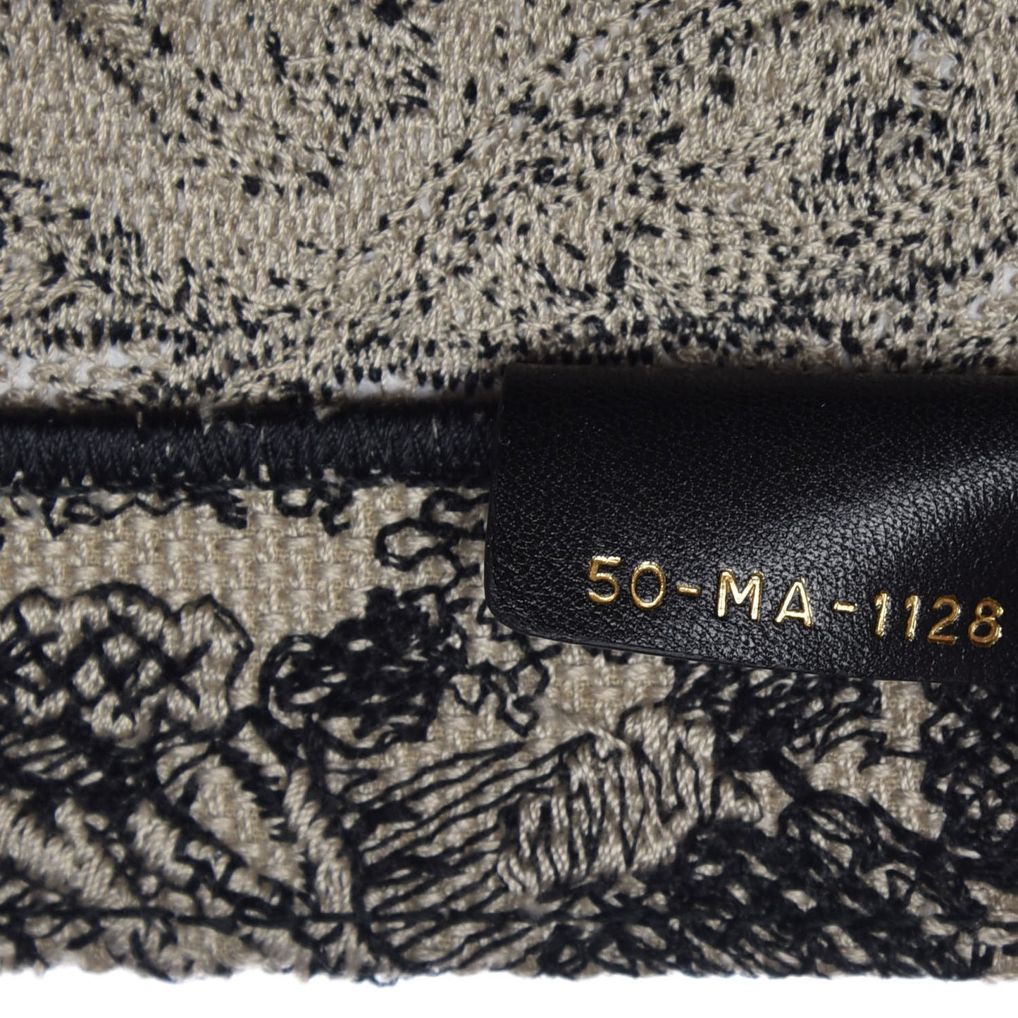 Canvas Embroidered Large Dioriviera Toile De Jouy Book Tote Black