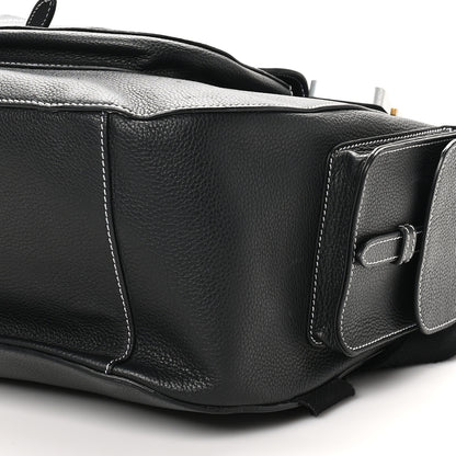 Christian Dior Grained Calfskin Maxi Gallop Backpack Black 12 of 12