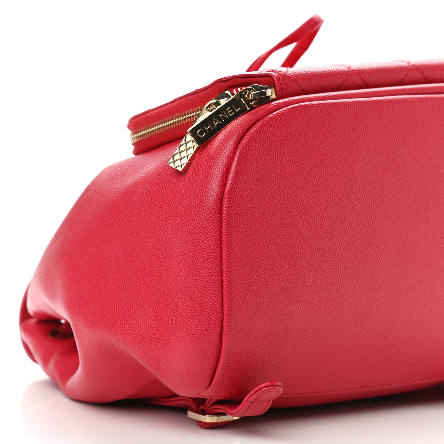 Caviar Quilted Business Affinity Backpack Red