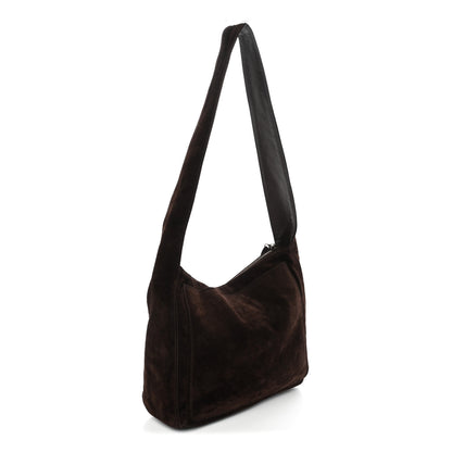 Chanel Suede CC Tassel Messenger Bag Brown 3 of 10