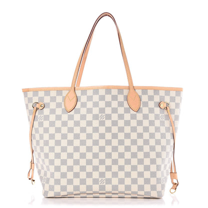 Louis Vuitton Damier Azur Neo Neverfull MM Rose Ballerine 1 of 11