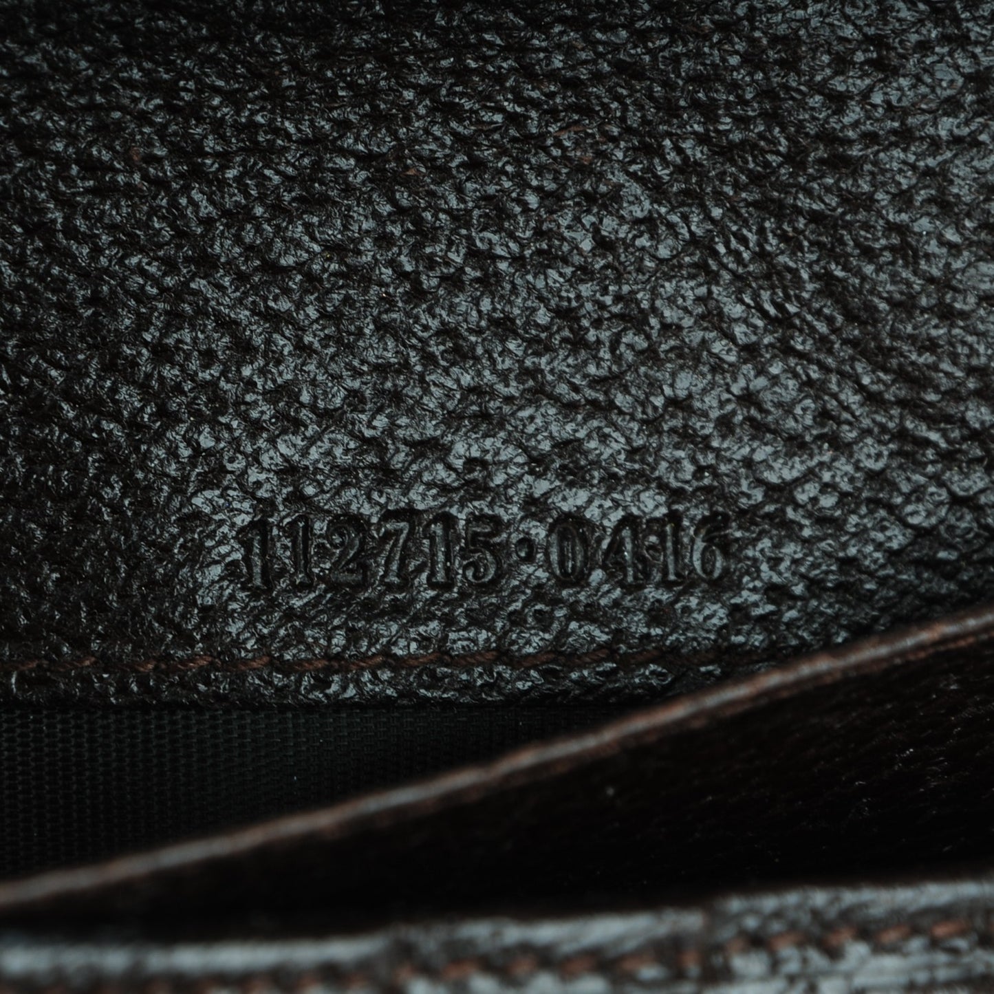 Monogram Metal Bar Continental Flap Wallet Beige Ebony Dark Brown