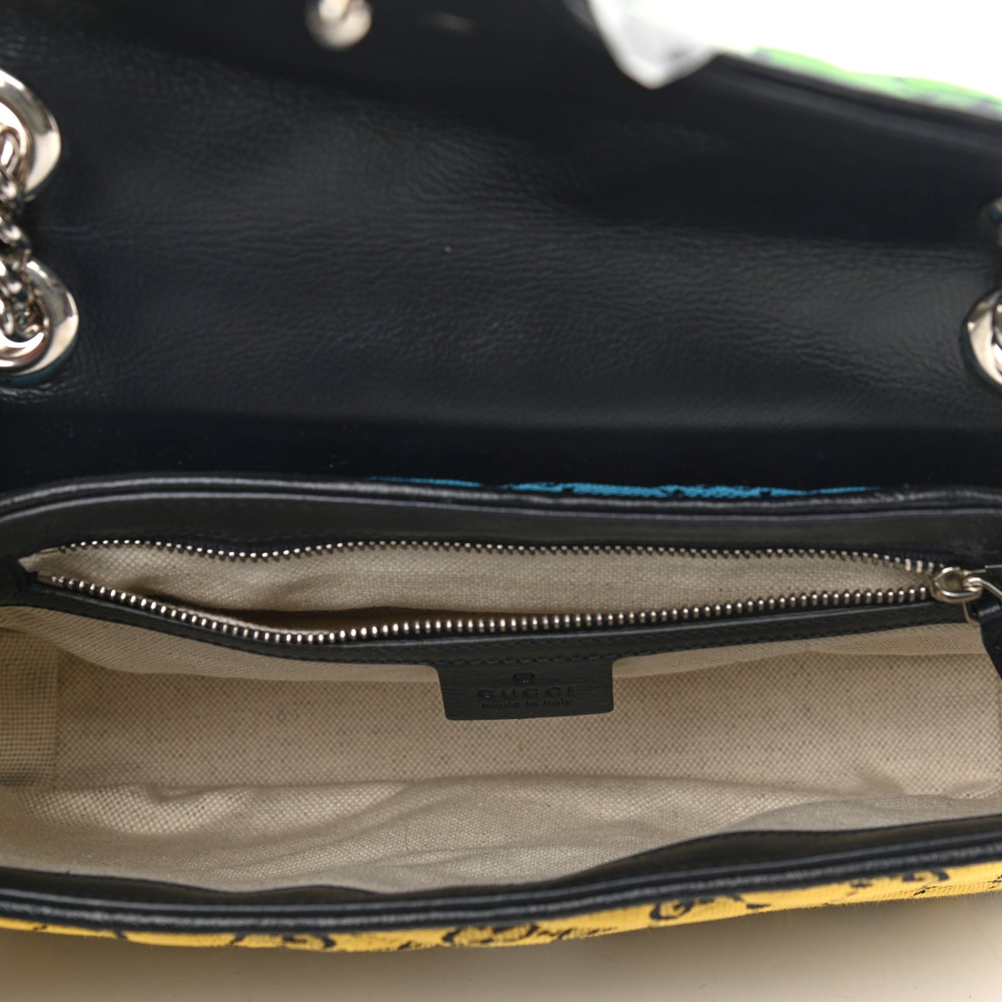 Monogram Multicolor Matelasse Diagonal Small GG Marmont Shoulder Bag Green Blue Yellow Light Blue Pink