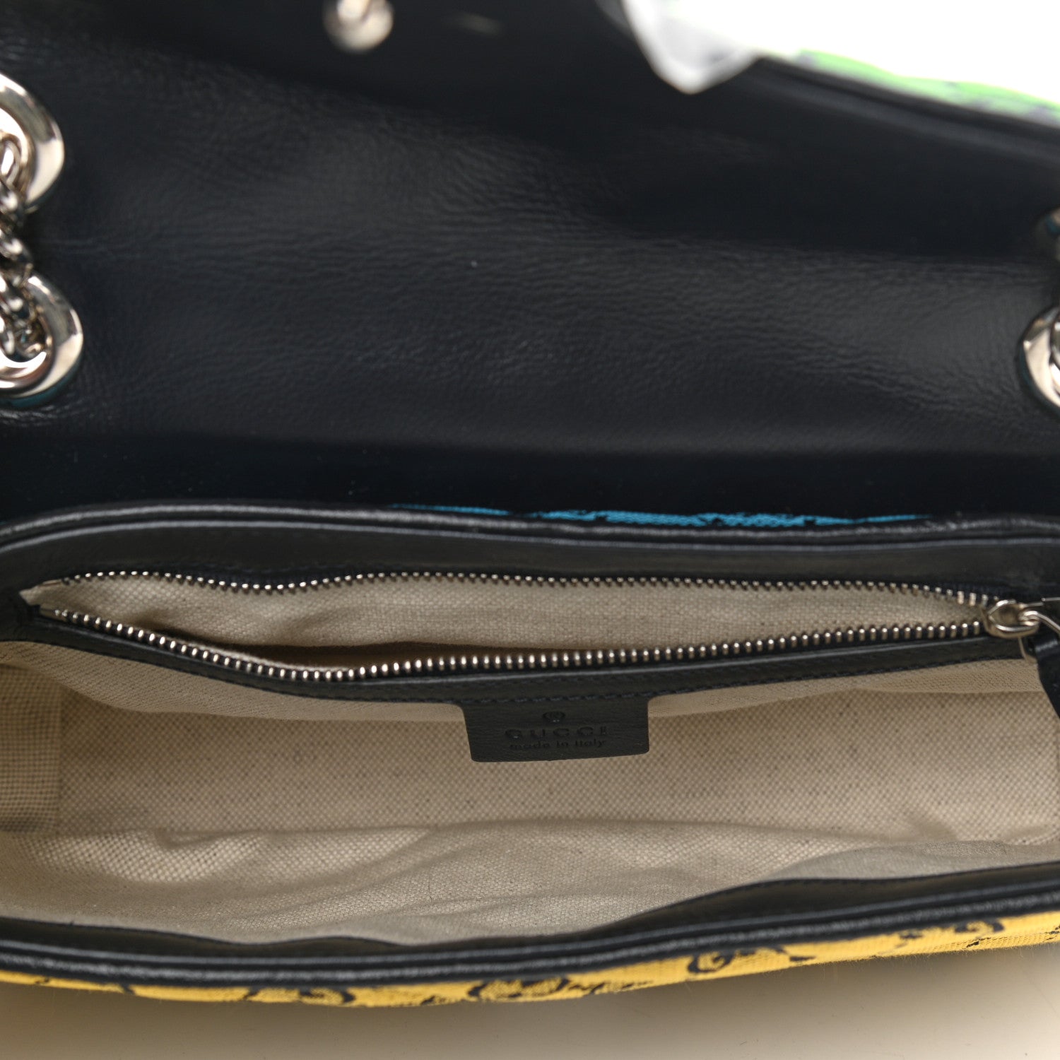 Gucci Monogram Multicolor Matelasse Diagonal Small GG Marmont Shoulder Bag Green Blue Yellow Light Blue Pink 5 of 10