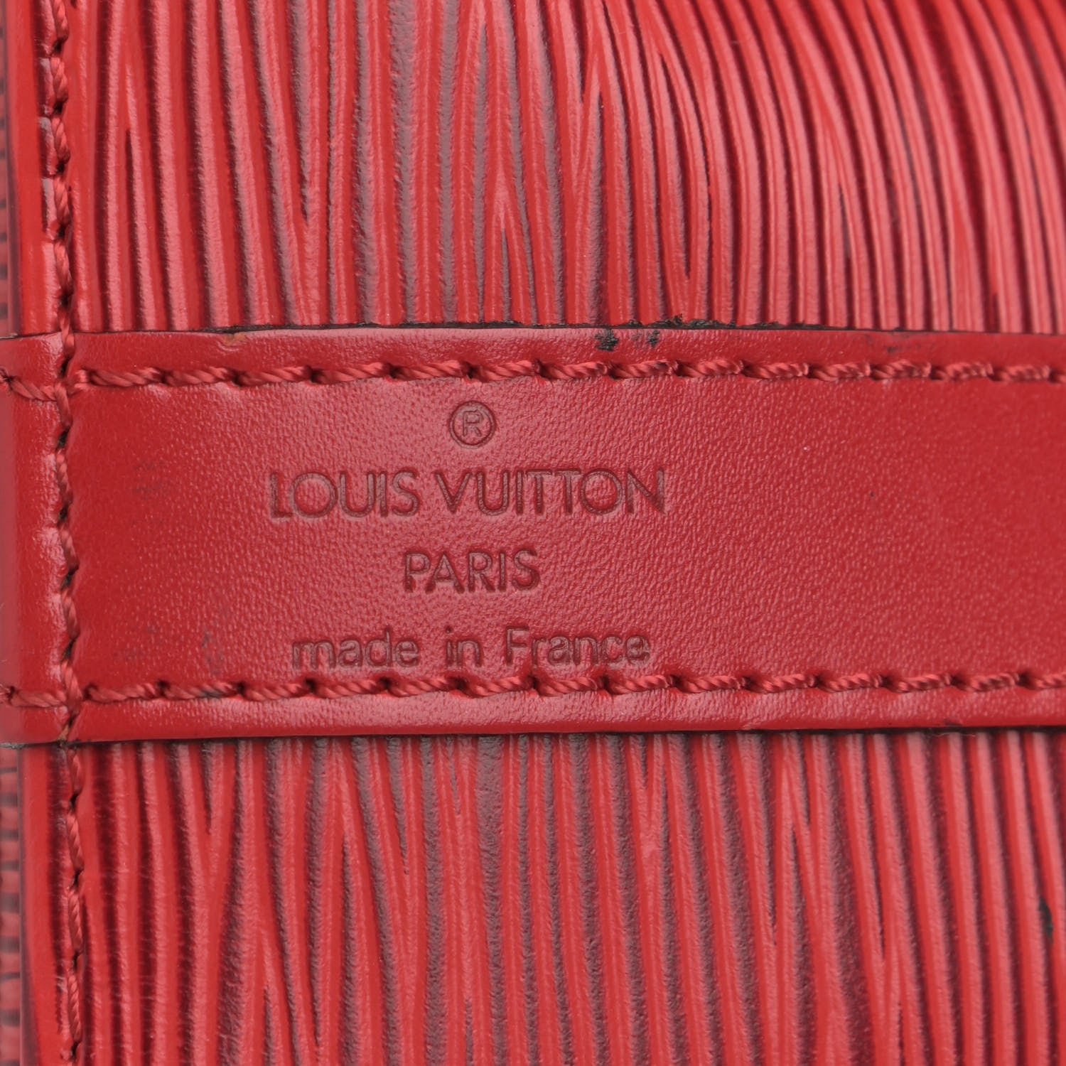 Louis Vuitton Epi Petit Noe Castillan Red 6 of 15