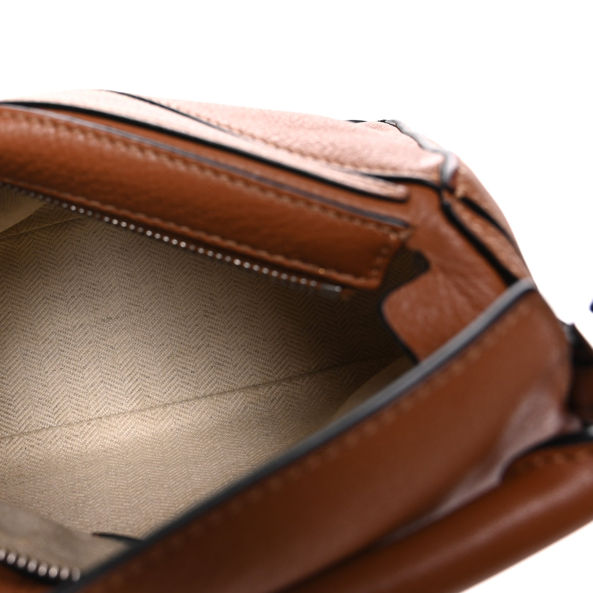 Loewe Calfskin Mini Puzzle Bag Tan 5 of 10