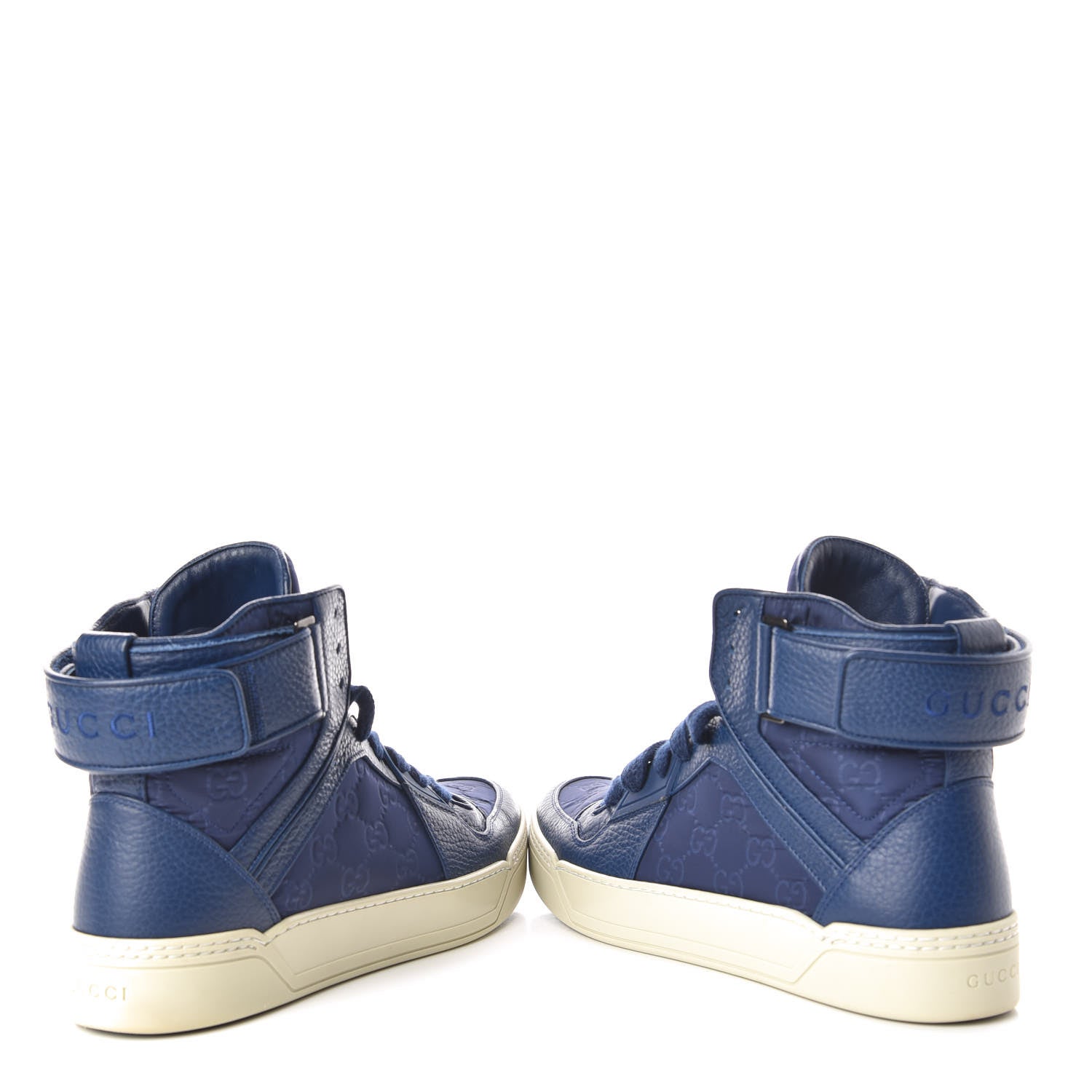 Gucci Nylon Monogram Mens Camelot High Top Sneakers 8.5 Tide 6 of 16