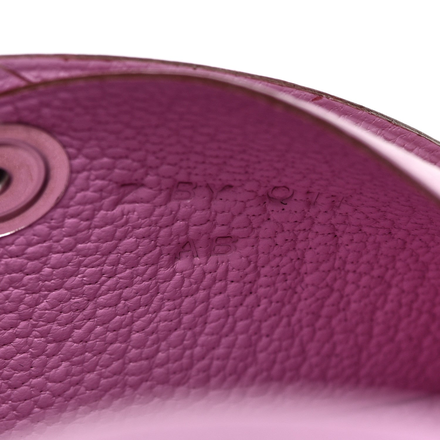 Hermes Chevre Mysore Calvi Card Case Mauve Sylvestre 7 of 8