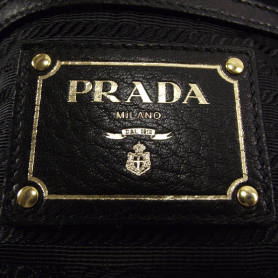 Prada Cervo Antik Bauletto Black 9 of 12
