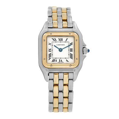 Cartier Stainless Steel 18K Yellow Gold 22mm Panthere Quartz Watch 1 of 4