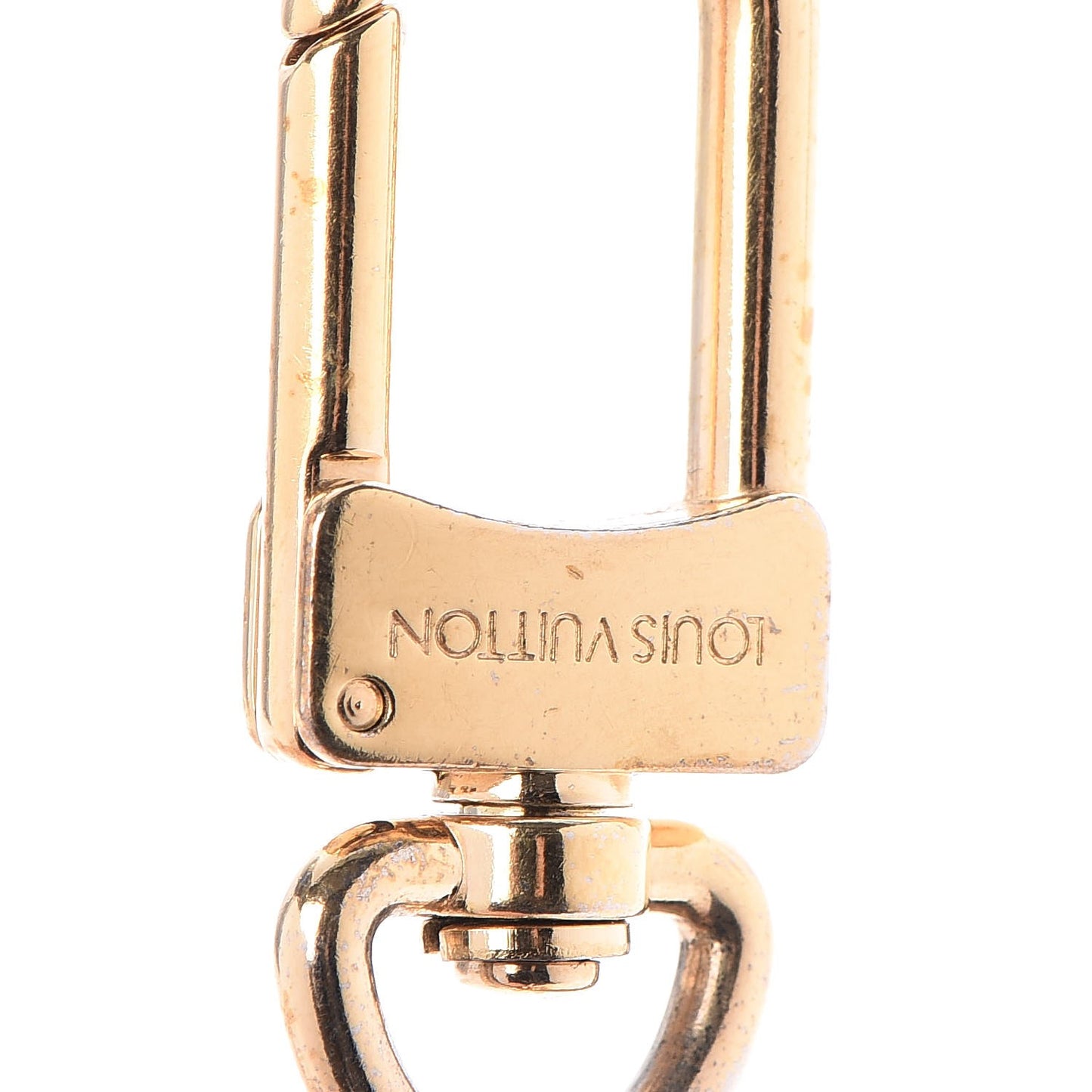 LV Facettes Bag Charm Key Holder Gold
