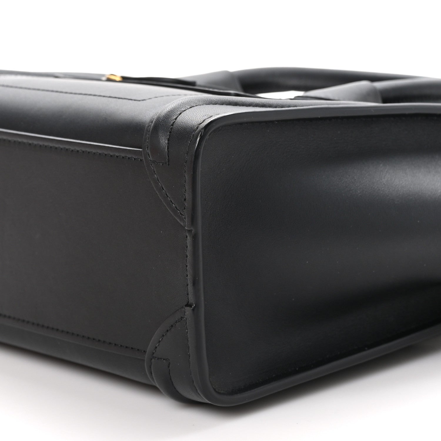 Celine Smooth Calfskin Nano Luggage Black 10 of 11