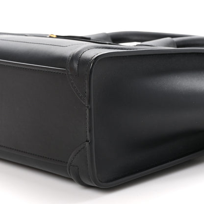 Celine Smooth Calfskin Nano Luggage Black 10 of 11