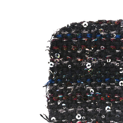 Chanel Tweed Sequin Mini Coco Handle Flap Black 13 of 13