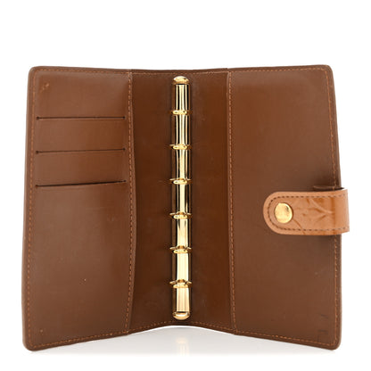 Louis Vuitton Vernis Small Ring Agenda Cover Bronze 5 of 7