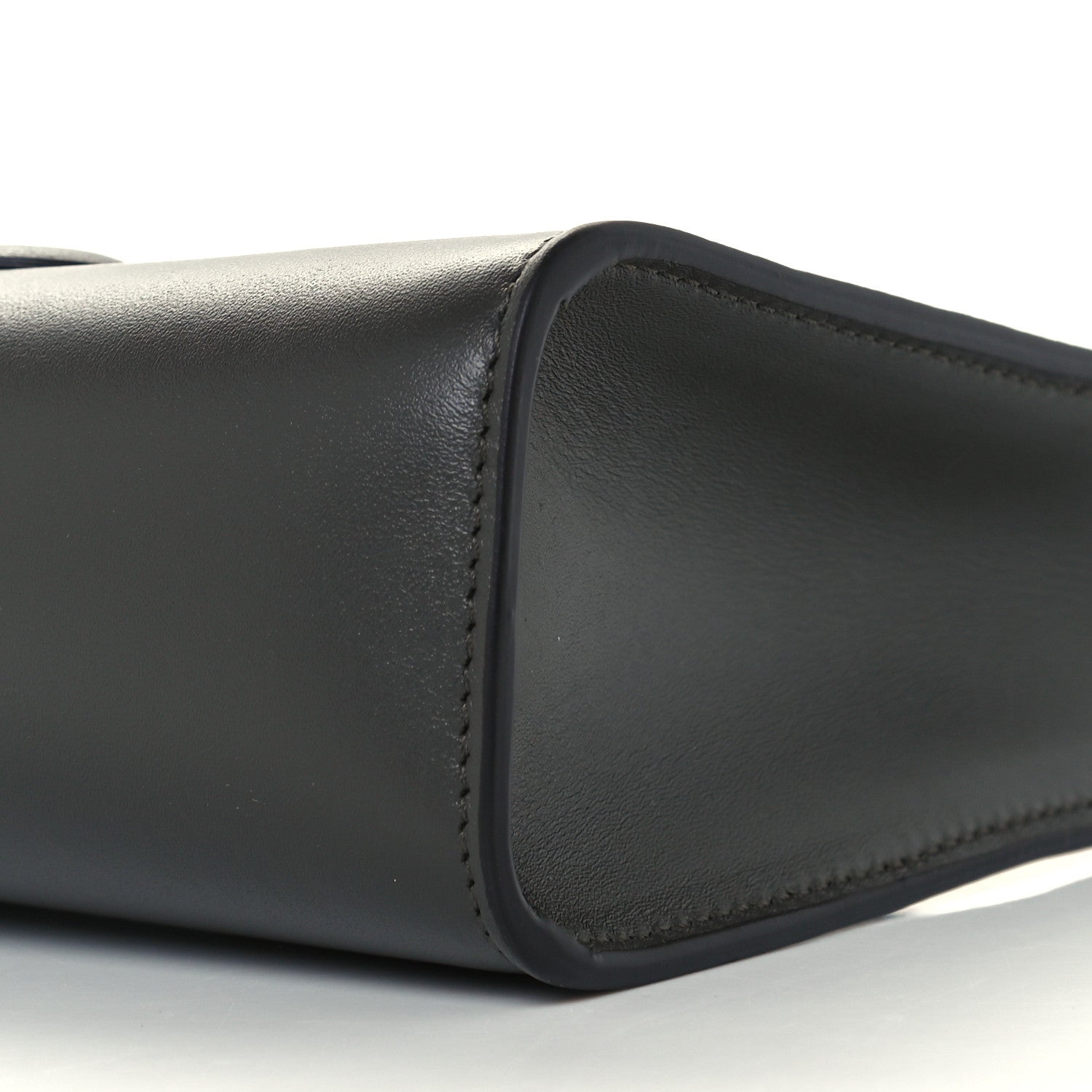 Celine Smooth Calfskin Cuir Triomphe Shoulder Bag Grey 10 of 10