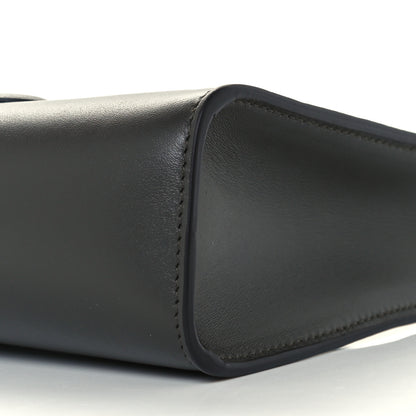Celine Smooth Calfskin Cuir Triomphe Shoulder Bag Grey 10 of 10