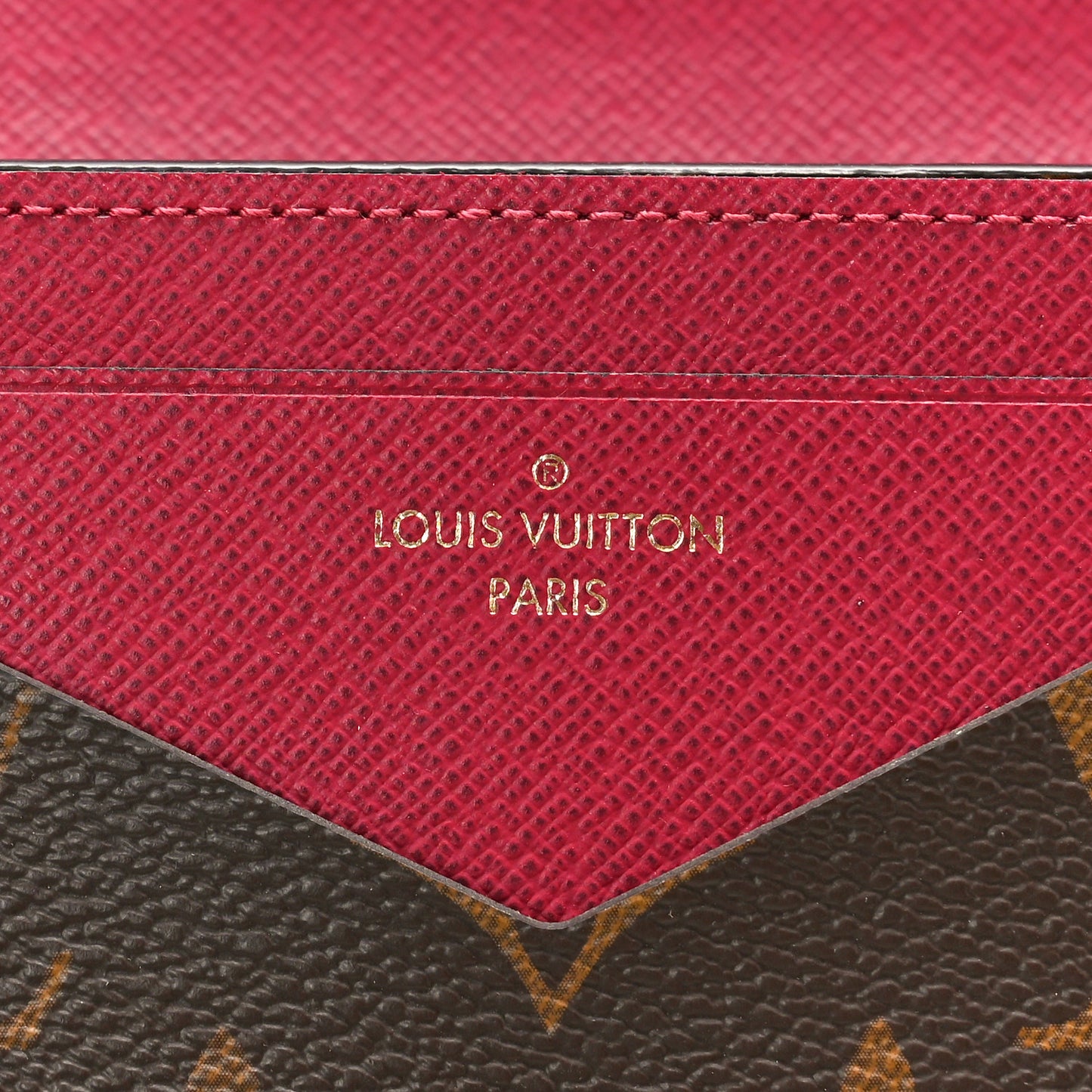 Monogram Jeanne Wallet Fuchsia