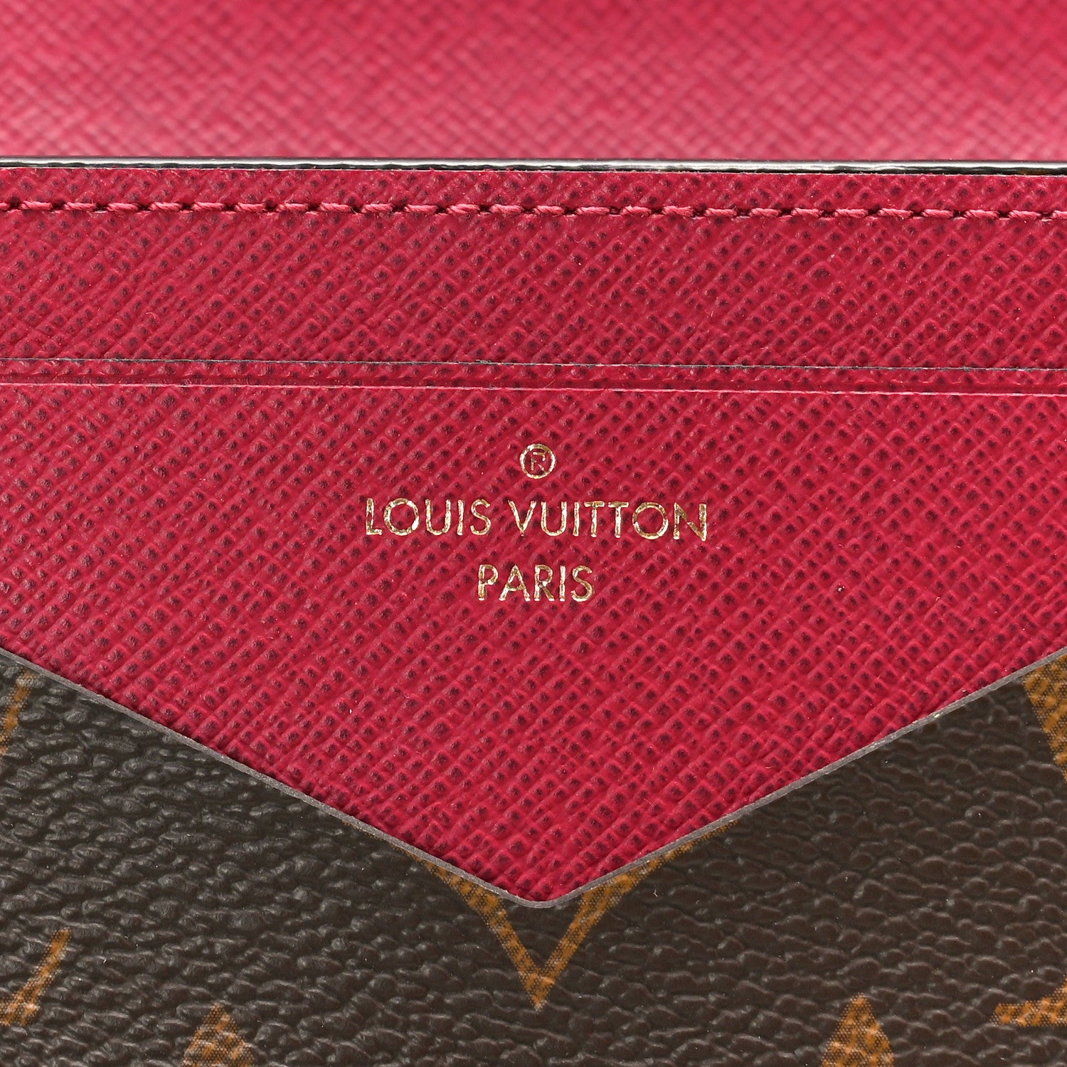 Louis Vuitton Monogram Jeanne Wallet Fuchsia 6 of 9