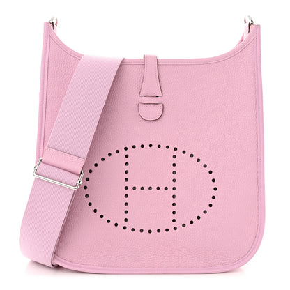 Hermes Taurillon Clemence Evelyne III PM Mauve Sylvestre 1 of 11