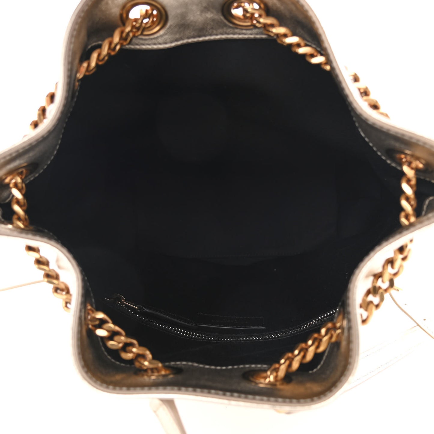 Lambskin Matelasse Monogram Joe Backpack Pale Gold