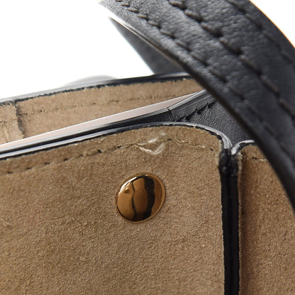 Chloe Suede Calfskin Small Faye Shoulder Bag Black 9 of 12