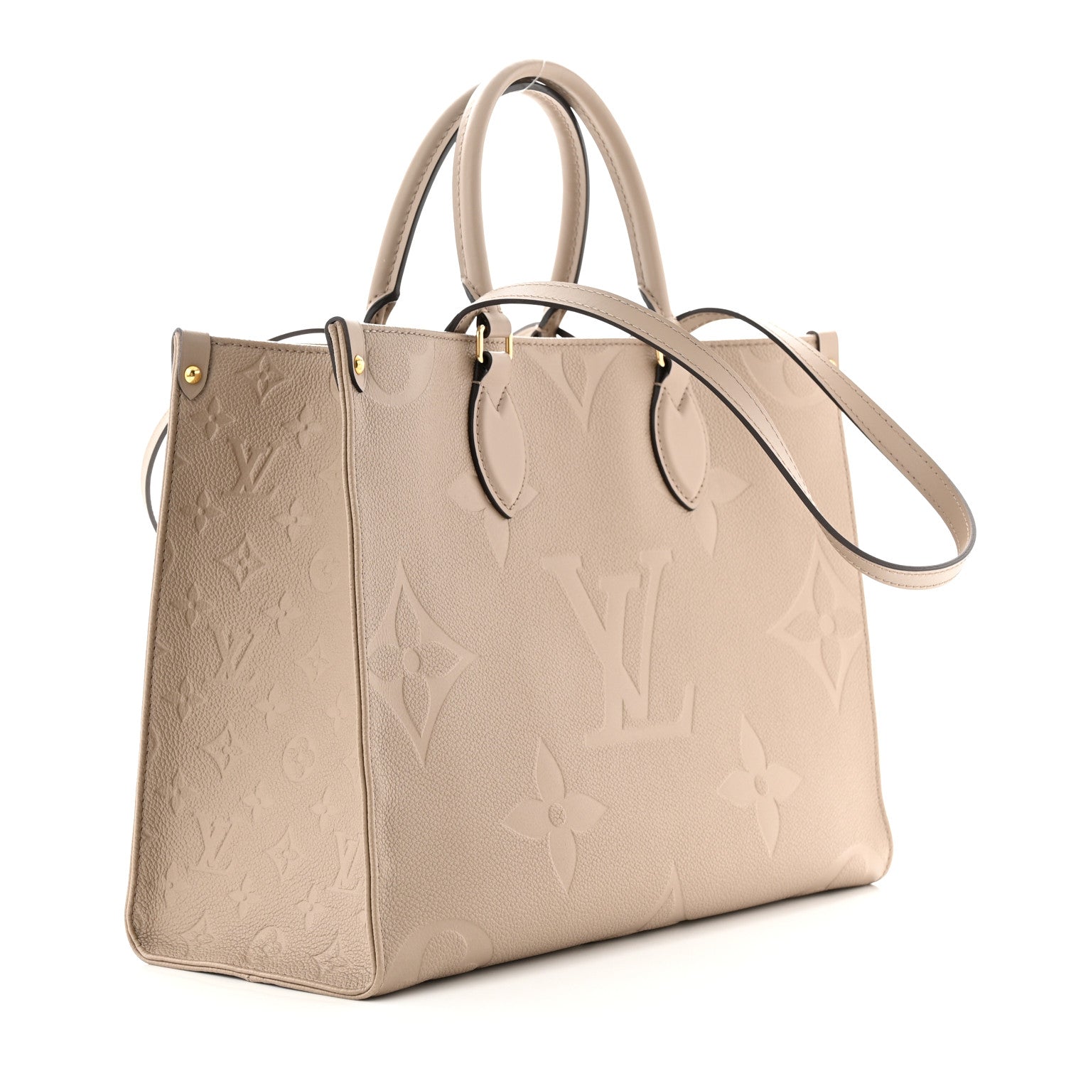 Louis Vuitton Empreinte Monogram Giant Onthego MM Tourterelle 3 of 9