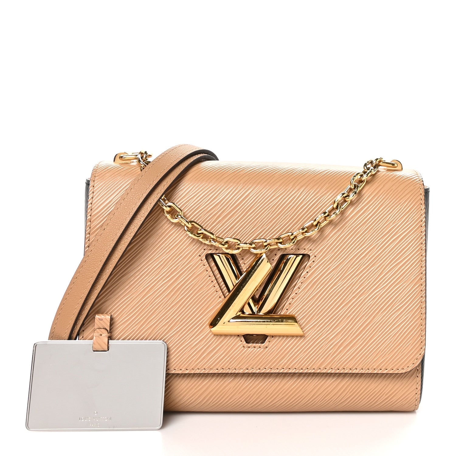 Louis Vuitton Epi Twist Shoulder Bag MM Camel 3 of 11