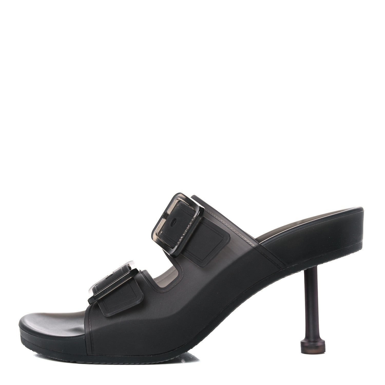 Balenciaga Technical Polyurethane Mallorca 80 Sandals 40 Black 1 of 9