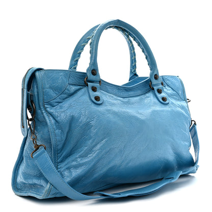 Balenciaga Agneau Classic Hardware City Bleu Azur Clair 4 of 11