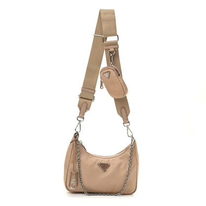 Prada Nylon Re-Edition 2005 Shoulder Bag Deserto 1 of 11
