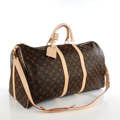 Louis Vuitton Monogram Keepall Bandouliere 55 3 of 9