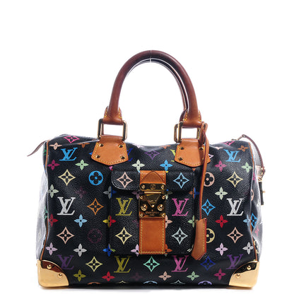 Louis Vuitton Monogram Multicolor Speedy 30 Black 1 of 7