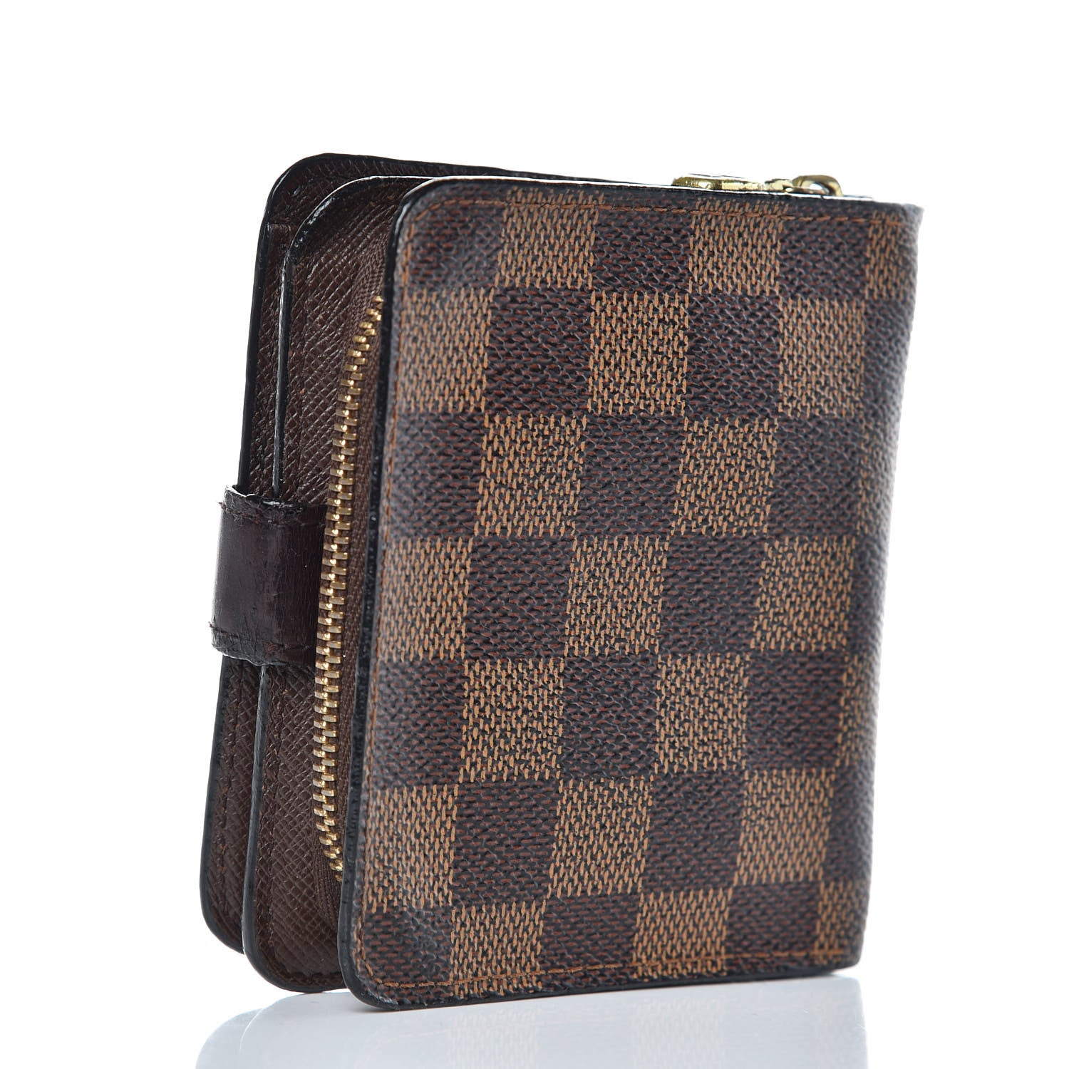 Louis Vuitton Damier Ebene Zippe Zipped Compact Wallet 3 of 12