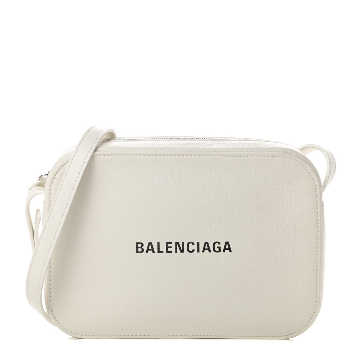 Calfskin Logo S Everyday Camera Bag White