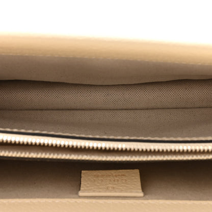 Gucci Textured Calfskin Crystal Small Dionysus Shoulder Bag Mystic White 5 of 13