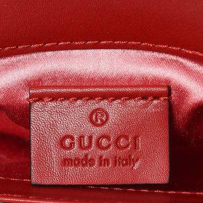Gucci Nappa Embellished Mini Broadway Bag Hibiscus Red 6 of 7