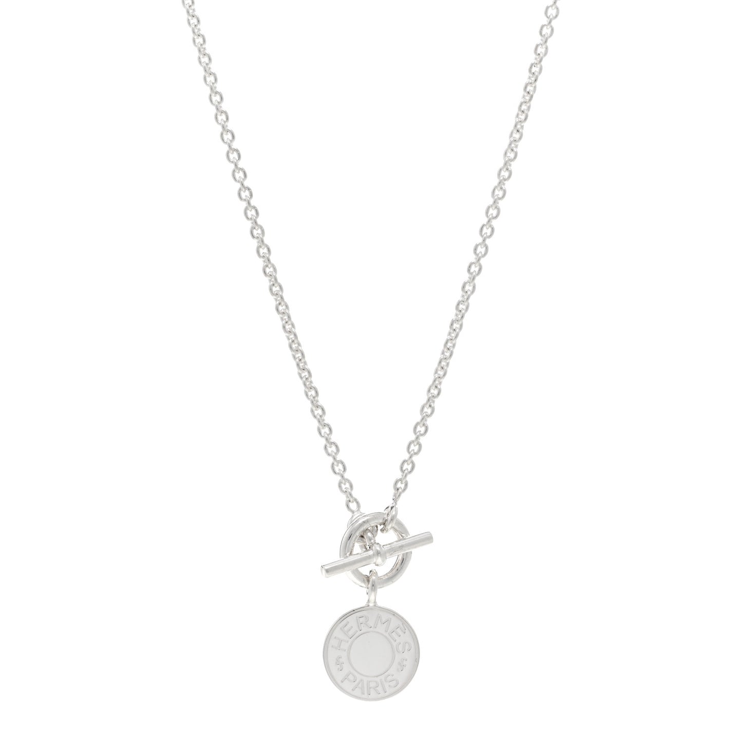Sterling Silver Amulettes H Confettis Pendant Necklace